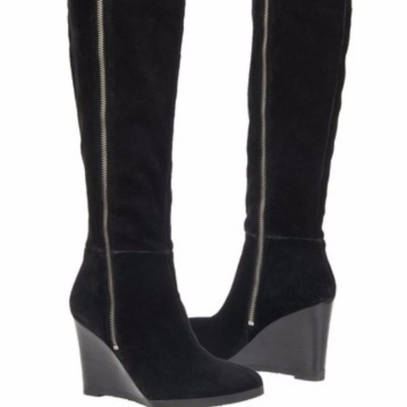 knee high wedge boots sale